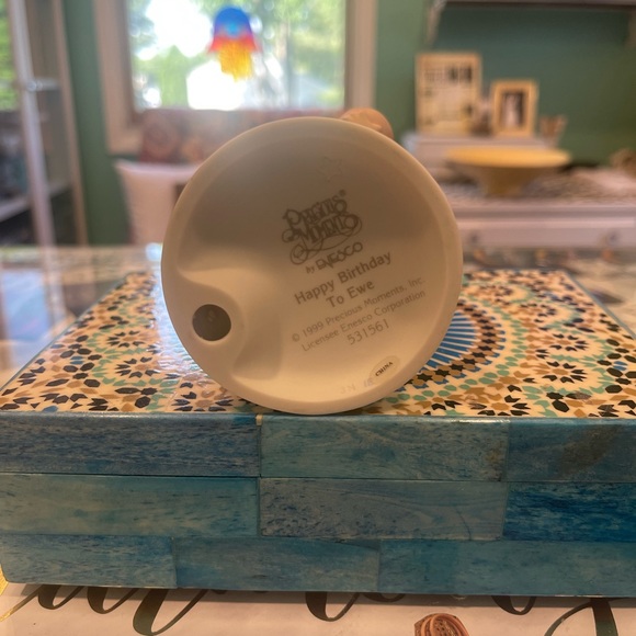 Precious Moments little girl with birthday cupcake and sheep - Picture 3 of 3